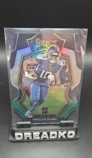 2022 Panini Select - Premier Level Treylon Burks #195 Black & Green Prizm...