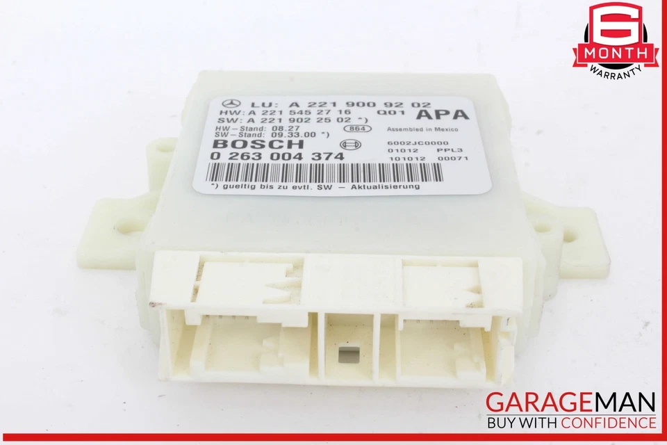 Módulo de control sensor Parktronic asistente de estacionamiento híbrido Mercedes W221 S400 10-13 OEM Foto 2 de 4