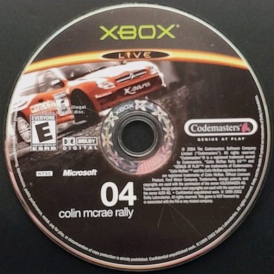 Colin McRae Rally 04 - Xbox   Disc Only   Resurfaced/Tested