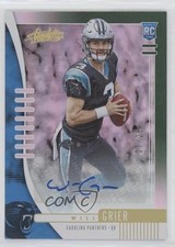 2019 Panini Absolute Rookie Green Spectrum Signatures 7/25 Will Grier Auto pm5