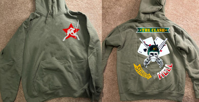 Rare Collection The Clash Hoodie Full Size S to 5XL Gift Fan Green TU1640