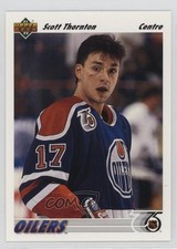 1991-92 Upper Deck French UD Logo Hologram Scott Thornton #521 05ae