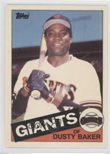1985 Topps Collector's Edition Tiffany Dusty Baker #165 0j0