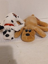Vintage Poumd Puppies Plush Lot 1980s Tonka Dalmation Brown Dog