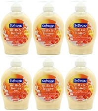 Softsoap Moisturizing Hand Soap Milk Golden Honey 7.5 Oz Value Pack of 6