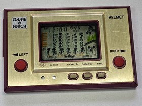 Game & Watch Helmet Handheld Game Tested Working