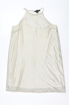 Basic-Tanktop Damen UK Größe 10 Atmosphere Gold