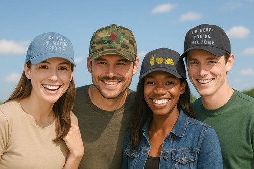 Gorra Here Fishy Fishy Fishy Hat divertida para amantes de la pesca al aire libre - Imagen 8 de 30