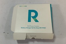 RAVPower NP-FW50 Camera 2 Battery Charger Set for Sony 7.4V 1100mAh "E1C"