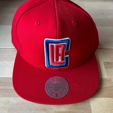 Mitchell & Ness LA Clippers Snapback Hat Red Original Fit LAC NBA Basketball Cap