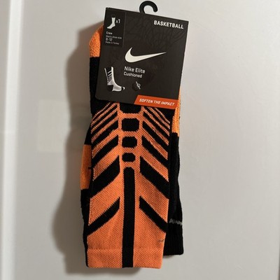 Nike Elite Basketball Cushioned Crew Socks LARGE  (8-12) | Sequalizer Series   