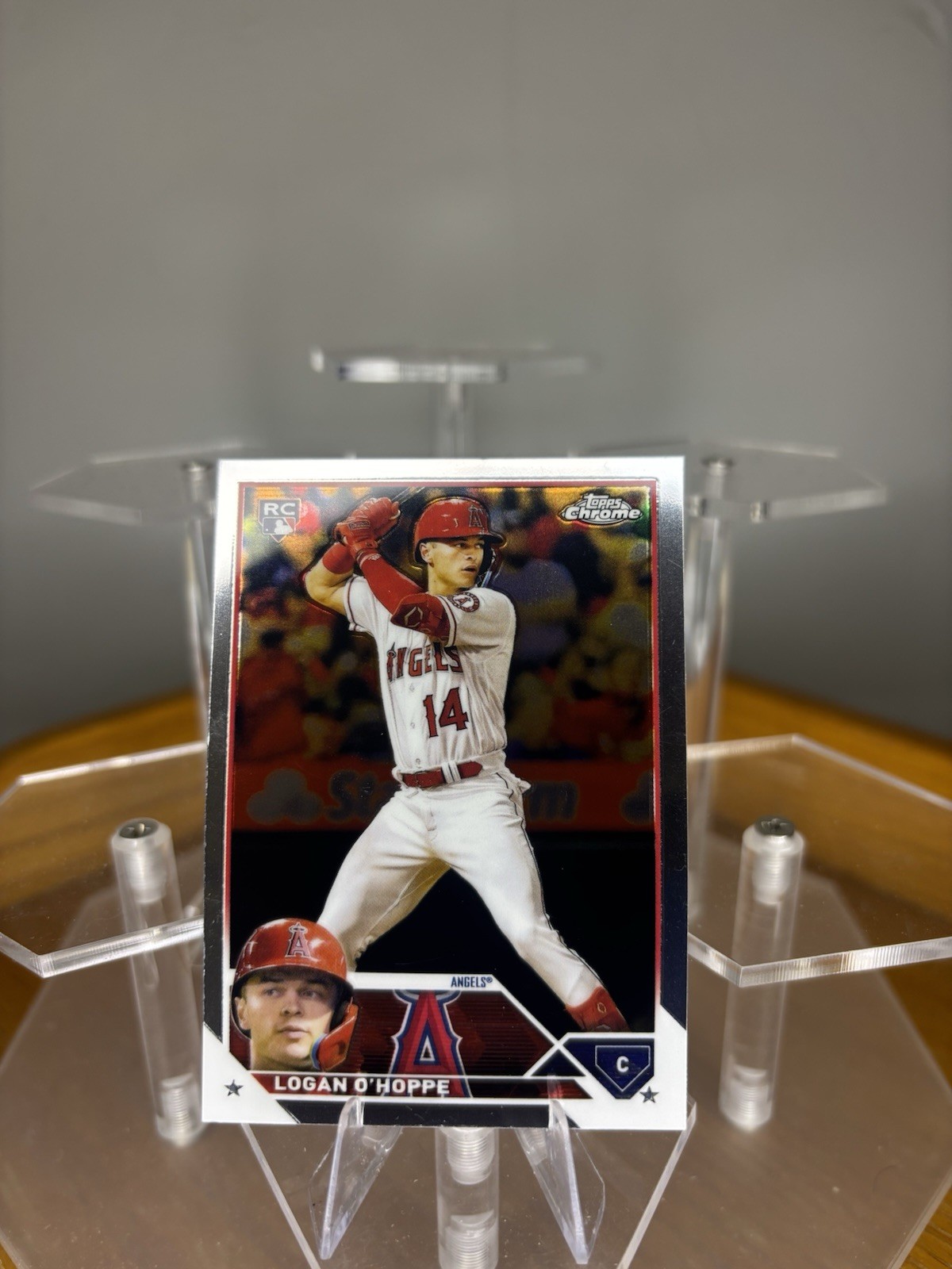 2023 Topps Chrome Logan O'Hoppe #188 Rookie Angels