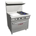 Southbend 36" Ultimate Gas/Electric Range 2 Burners 24" Griddle 3 Rack