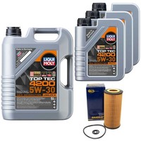 MotoröL Set 4200 5W-30 Liqui Moly 8 Liter + ÖLfilter FüR Mercedes E-Klasse W211
