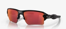 OAKLEY FLAK 2.0 XL SUNGLASSES POLISHED BLACK PRIZM FIELD TEAM COLORS OO9188-9159
