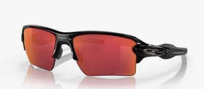 OAKLEY FLAK 2.0 XL SUNGLASSES POLISHED BLACK PRIZM FIELD TEAM COLORS OO9188-9159