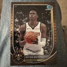 2025-26 Bowman Basketball #BCV-180 Peyton Watson, Reptilian Denver Nuggets