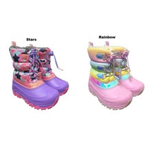 Member's Mark Kids Girls Easy On Bungee Laced Snow Boot