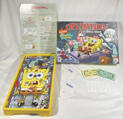 SpongeBob SquarePants Operation Skill Game 2007 Complete Tested Working