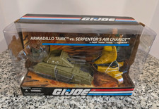 Armadillo Tank vs Serpentor's Air Chariot G.I. JOE COBRA 25th Anniversary NEW  2