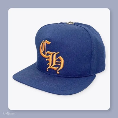Chrome Hearts Baseball Cap 5 Panel CH Blue/Orange Cap Hat ONE Size New