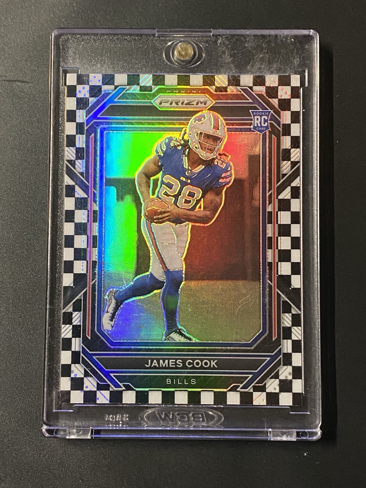 2022 Prizm James Cook- #319 Black & White Checker RC