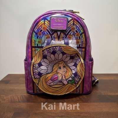 Loungefly Disney Tangled Rapunzel Stained Glass Mini Backpack - SHIPS TODAY