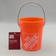 The Home Depot Orange Bucket Christmas Ornament Hanging Decorative
