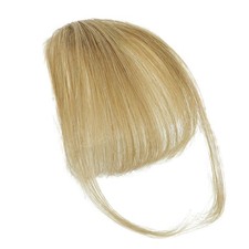 Thin Neat Air Bangs 100% Human Hair Extensions Clip in Fringe Front Hairpiece