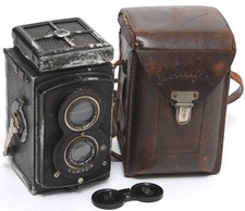 Early Rolleiflex Old Standard w. Zeiss Jena Tessar 3.8/7.5cm NOTTESTED 120 film