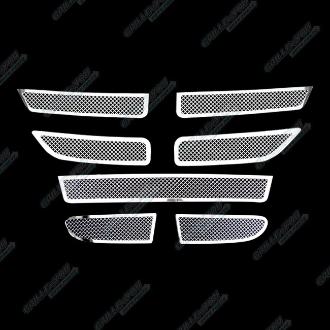 Combo de inserción de rejilla de malla de acero inoxidable para Dodge Journey 2011-2013 Foto 2 de 3