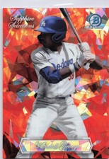 Kendall George 2023 Bowman Draft Sapphire Selections Orange Refractor #/25