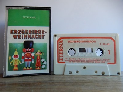 ERZGEBIRGSWEIHNACHT WEIHNACHTEN KASSETTE MC 1974 DDR VEB ETERNA / AMIGA C 30-09