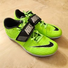 Nike Zoom High Jump Elite Track Electric Green 806561-300 Men Sz 9 No Spikes