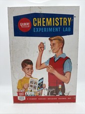 Vintage 1962 Gilbert Chemistry Experiment Lab...