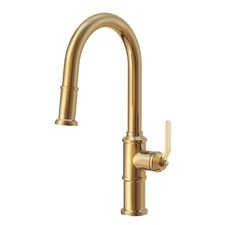 Gerber D454437 Kinzie 1.75 GPM 1 Hole Pull Down Kitchen Faucet - Bronze