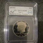 1979-S Kennedy Half Dollar San Francisco ICG PR70 DCAM Proof Silver Type 1