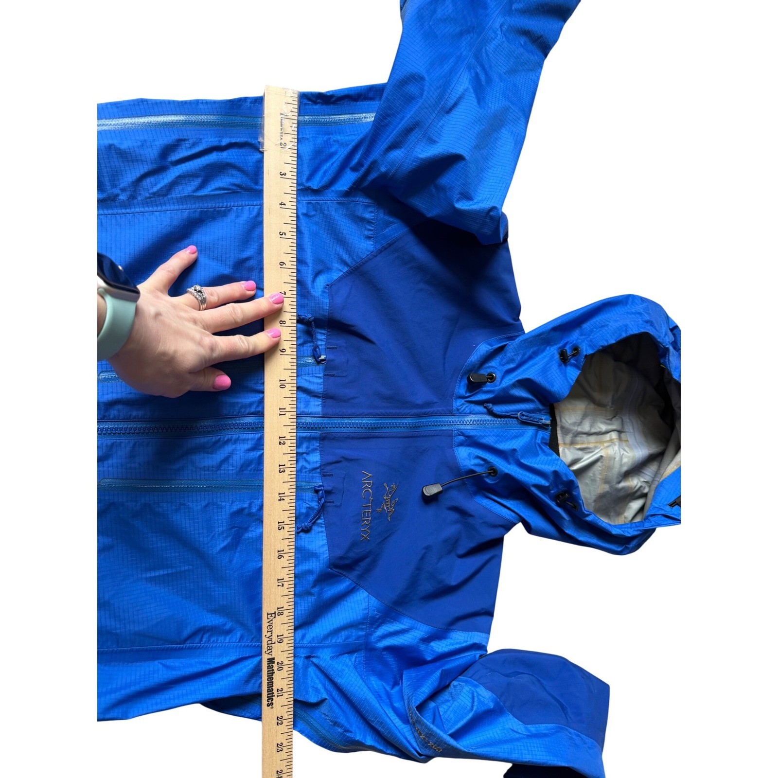Arc'teryx Women's Jacket Hooded 2001 Y2K Alpha Gore-tex Blue Medium image 5