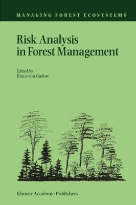 von Gadow - Risk Analysis in Forest Management - New paperback or soft - X555z