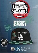DODGERS X Demon Slayer Collab Hat - Stadium Giveaway Snap Back NEW