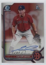 2022 Bowman Draft Chrome Pick Refractor 61/499 Cutter Coffey #CDA-CC Auto 0vg0