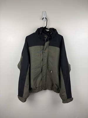 Mens Carhartt Green And Black Distressed Workwear Jacket Size Men s XL Regular