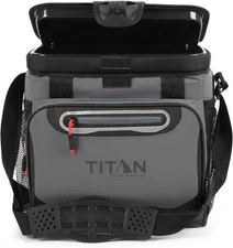 Arctic Zone Titan Deep Freeze Cooler - Zipperless 16 Can, Sharkskin Gray 
