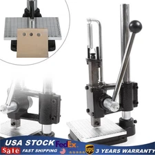 Manual Leather Hole Puncher Hand Punching Machine Press Punch Tool Leather Craft
