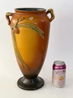 Massive Vintage ROSEVILLE PINE CONE Art Pottery 14.5" Vase Brown 850-14 1936