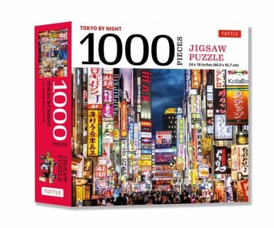 Tokyo by Night  1000 Piece Jigsaw Puzzle 9780804854702