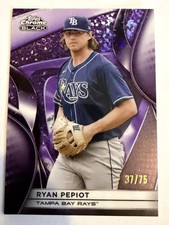 Ryan Pepiot 2025 Topps Chrome Black Purple 35/75