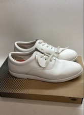 DINKLES Glide 6565 White Marching Band Derby Shoes Womens Size 10 Mens 8