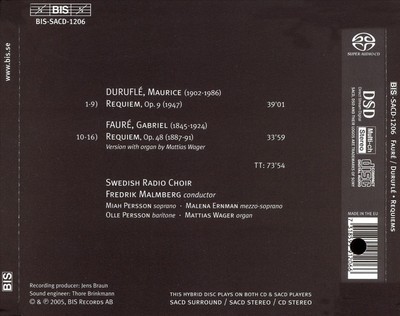 FAUR , DURUFL : REQUIEM NEW CD