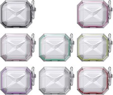 Luxury Clear Cover Shockproof Case for Airpods 4 2024 Earphones With Keychain